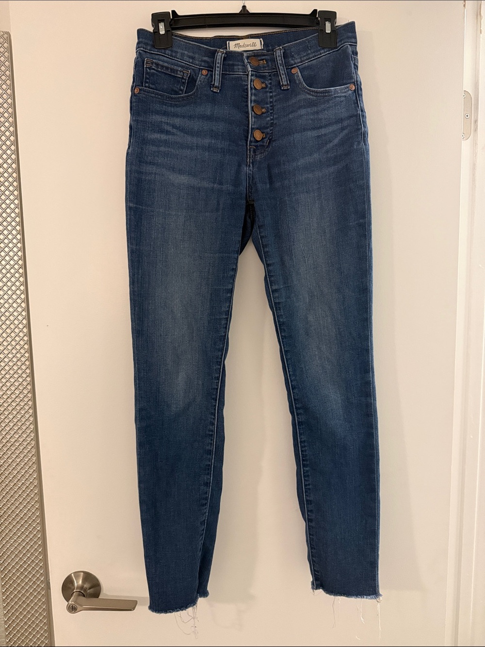 Madewell Mid-Rise Button-Fly Skinny Jeans